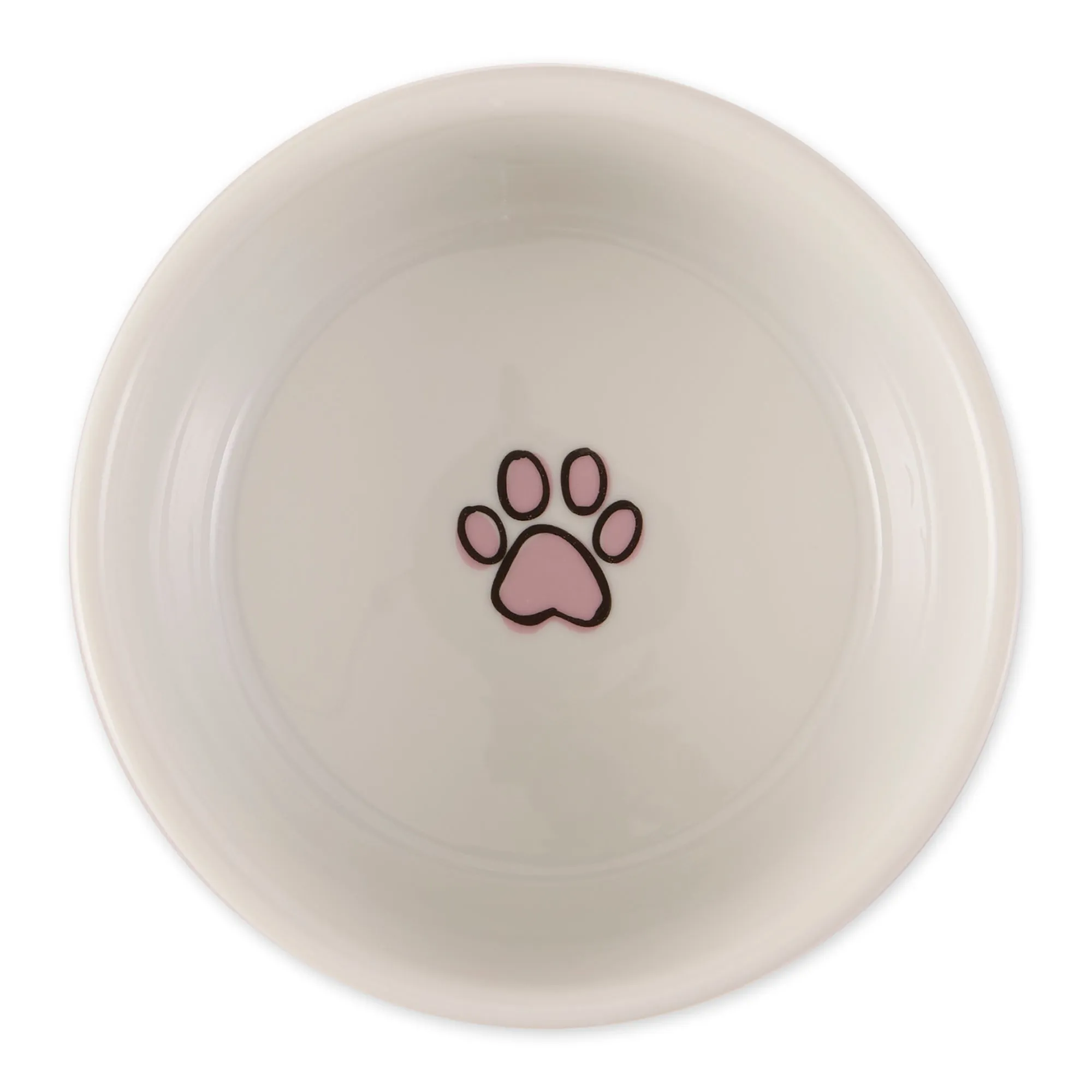Pansy Petite Check Pet Bowl Set of 2, Small - 3/4 C Capacity