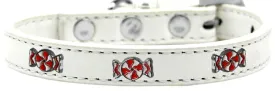 Peppermint Widget Dog Collar White Size 18