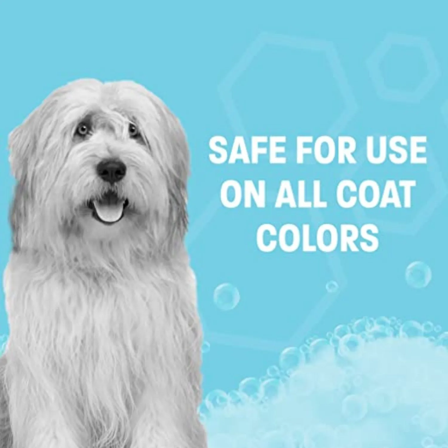 Pet Health Pros Bright Whitening Dog Shampoo, Enhances White Coat, Soothes Skin, Pina Colada Scented, 12 Oz, Clear