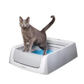 PetSafe ScoopFree Automatic Self Cleaning Cat Litter Box – Includes Disposable Tray with Crystal Litter – 2nd Generation