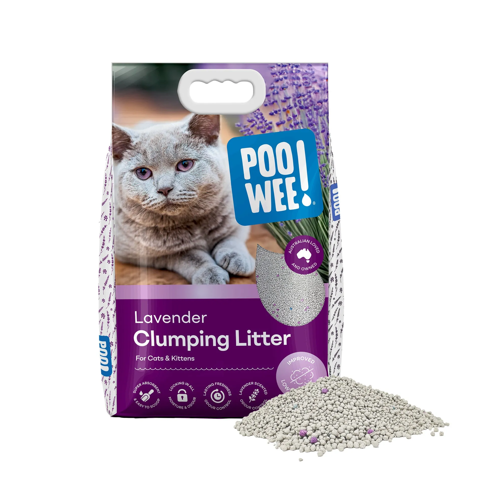Poowee! Clumping Lavender Cat Litter