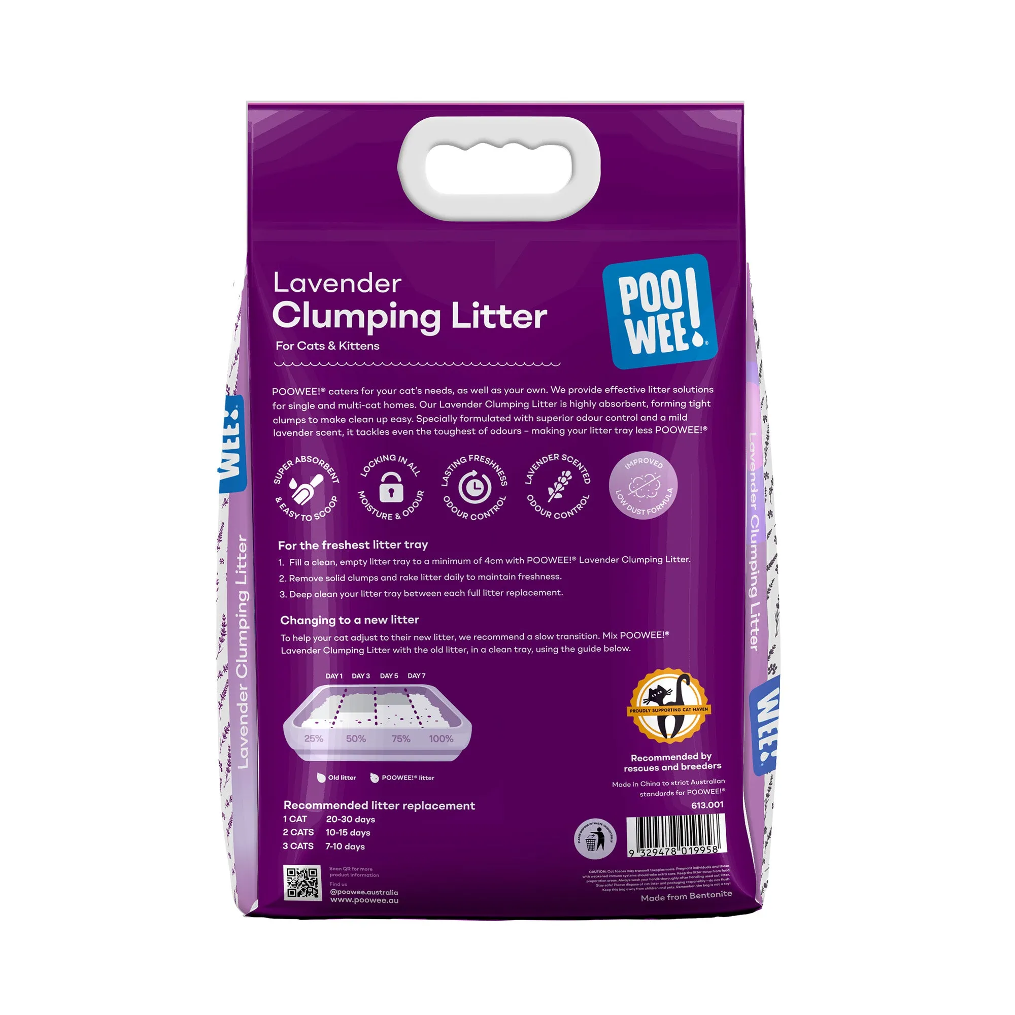Poowee! Clumping Lavender Cat Litter
