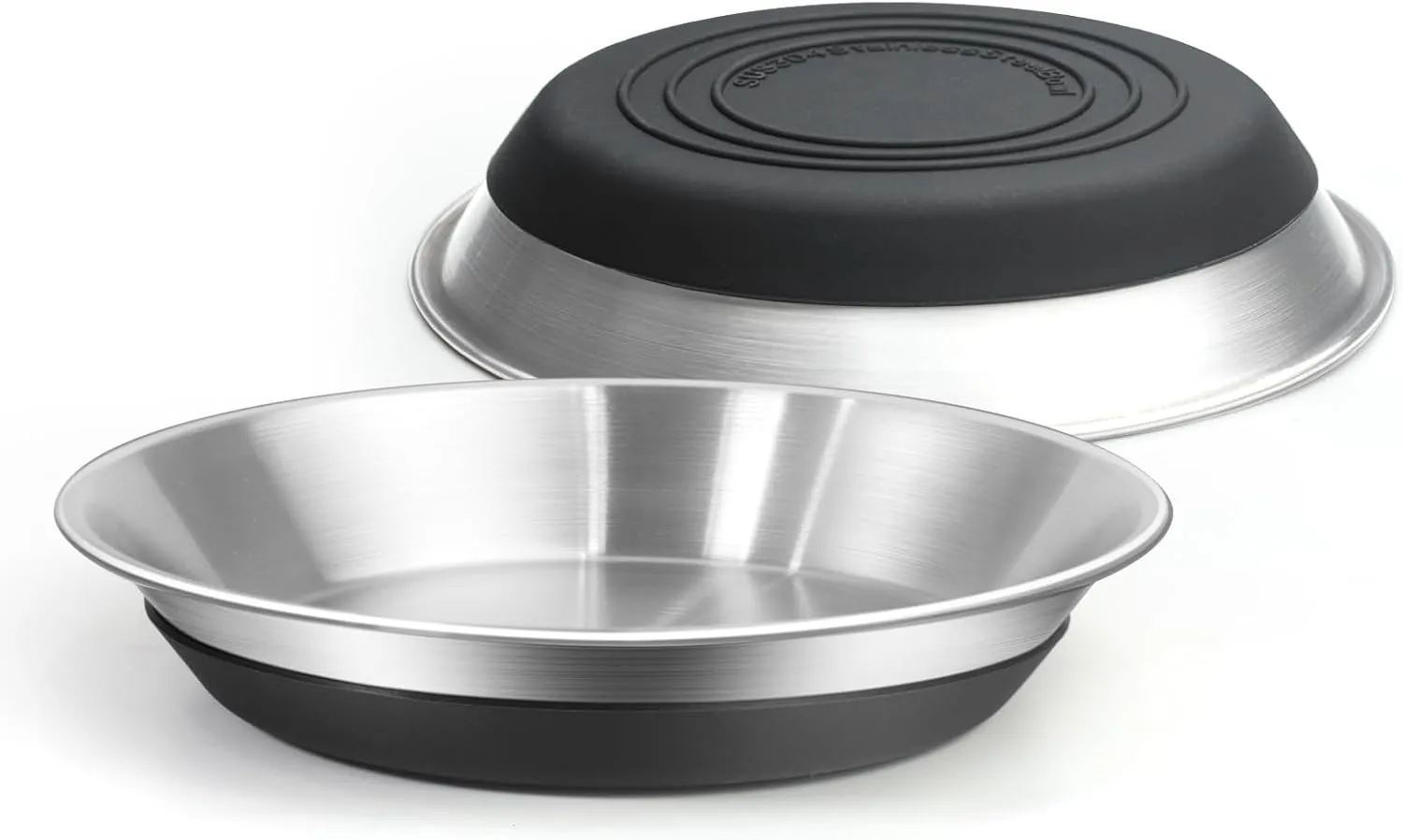 Premium Stainless Steel Dog Bowls - Non-Slip, 2.5 Cups Capacity, Durable and Safe for Your Beloved Pet