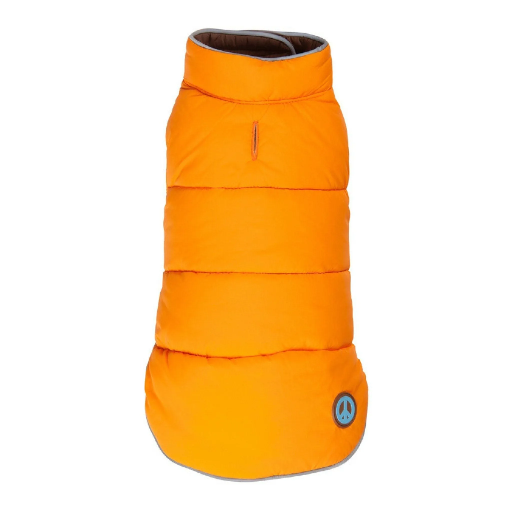 Reversible Peace Sign Dog Puffer