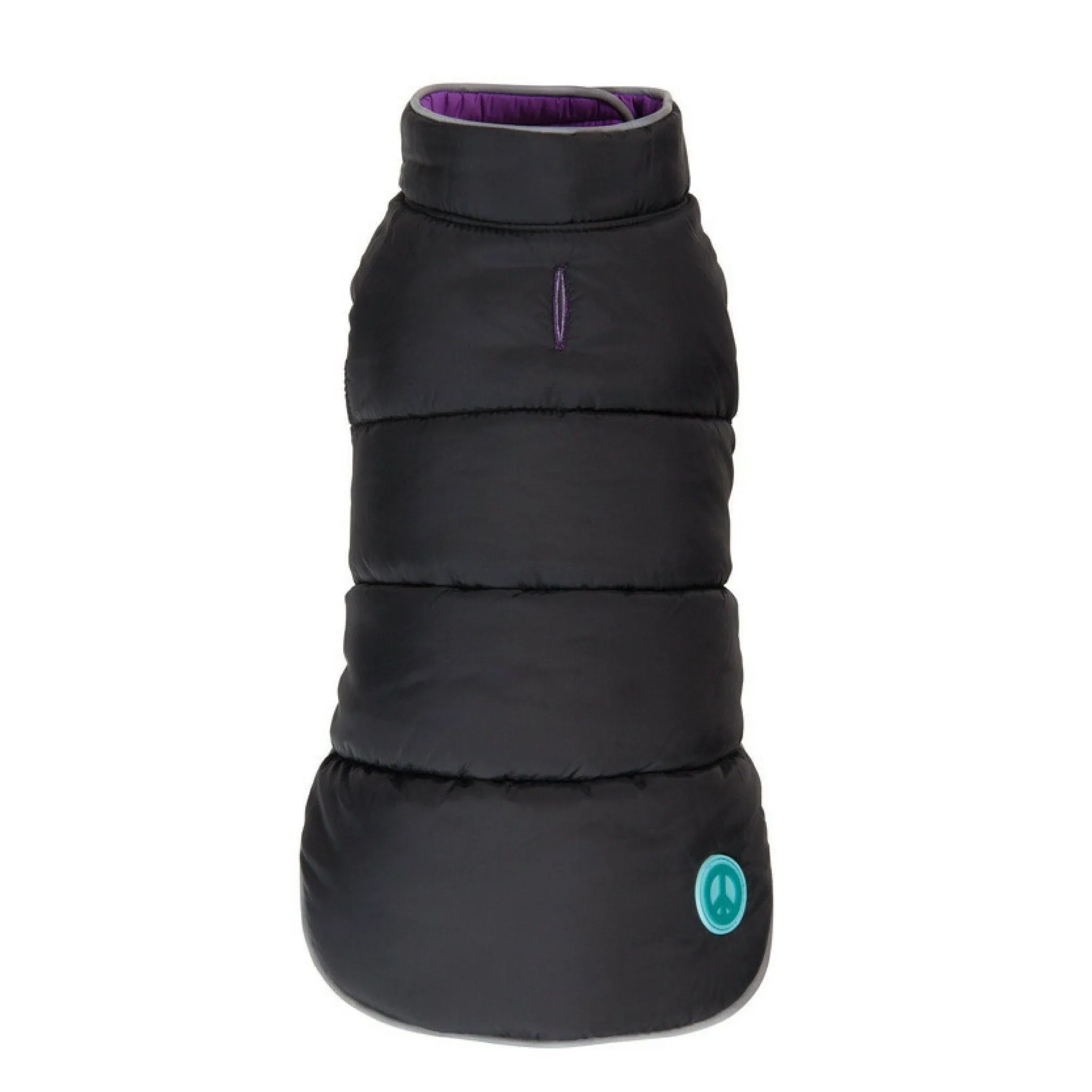 Reversible Peace Sign Dog Puffer
