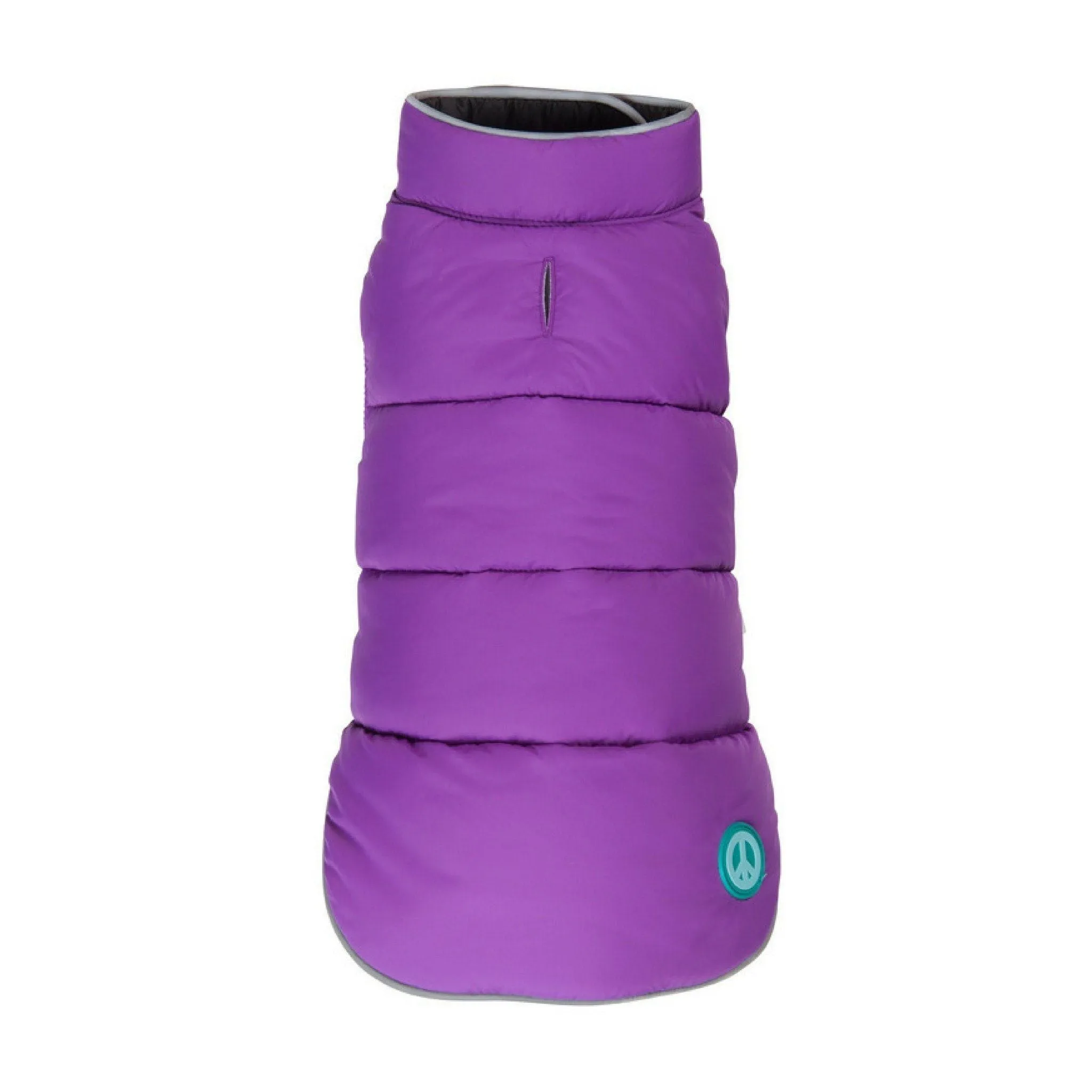 Reversible Peace Sign Dog Puffer