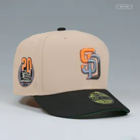 SAN DIEGO PADRES PETCO PARK 20TH ANNIVERSARY "SAN DIEGO SUNSET" NEW ERA FITTED CAP
