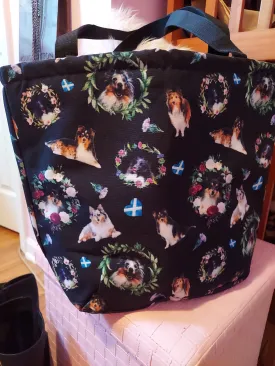 Shetland Sheepdog Sheltie Handbag Purse Tote
