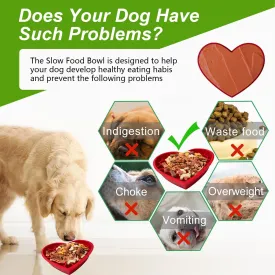 Silicone Slow Feeder Dog Bowls & Cat 2-in-1 Puzzle Dog Bowls Pet Food Bowls Encourages Slow Eating Lick Mat Design, Reduces Gulping, Dishwasher Fit, Ideal for All Breeds (Viva Magenta)