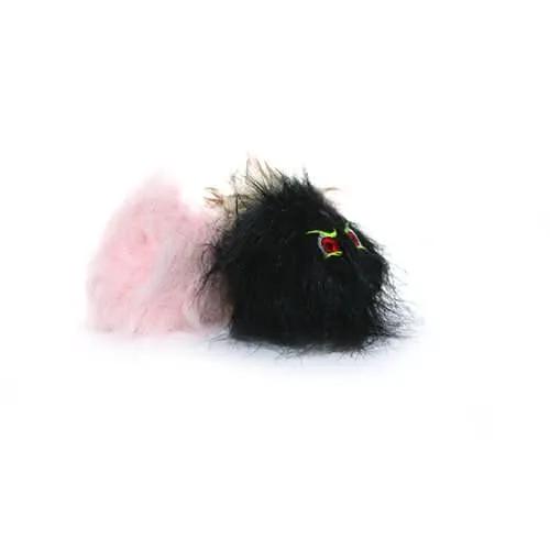Silly Squeaker iBall Small Black Brown Pink Dog Toy