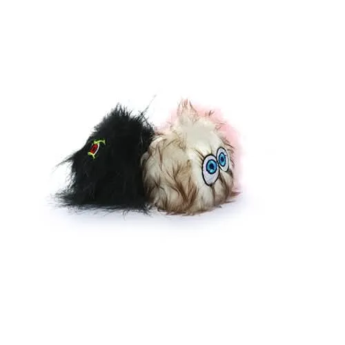 Silly Squeaker iBall Small Black Brown Pink Dog Toy