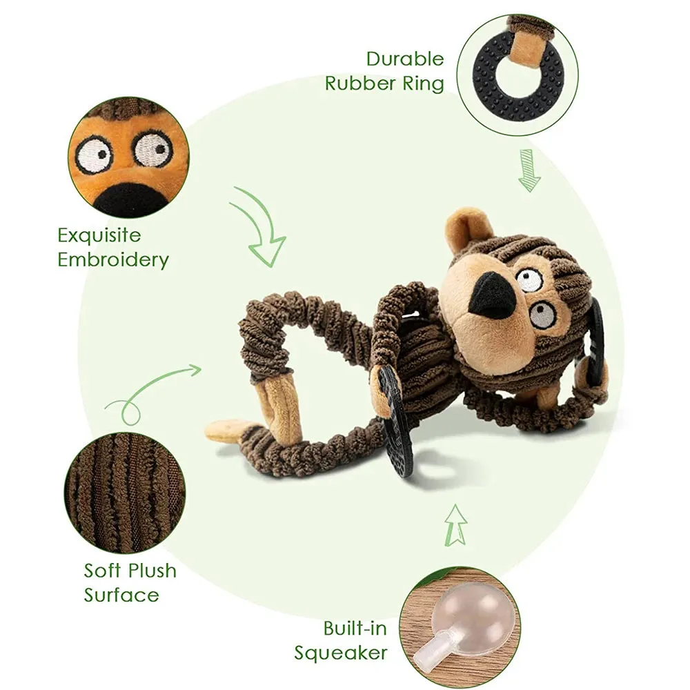 Squeak-a-licious Puppy Chew Thangs: Monkey Business for Tiny Teeth!