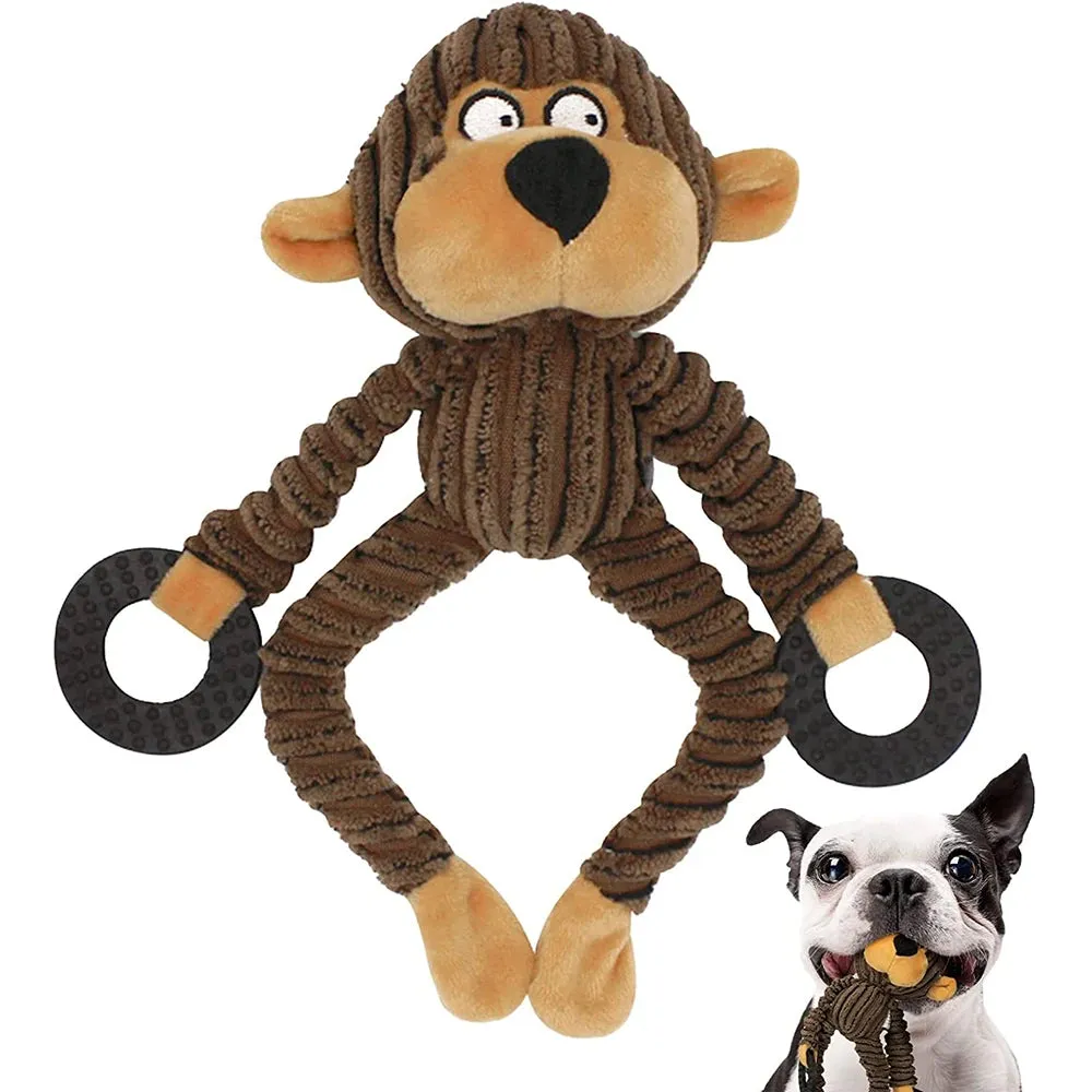 Squeak-a-licious Puppy Chew Thangs: Monkey Business for Tiny Teeth!