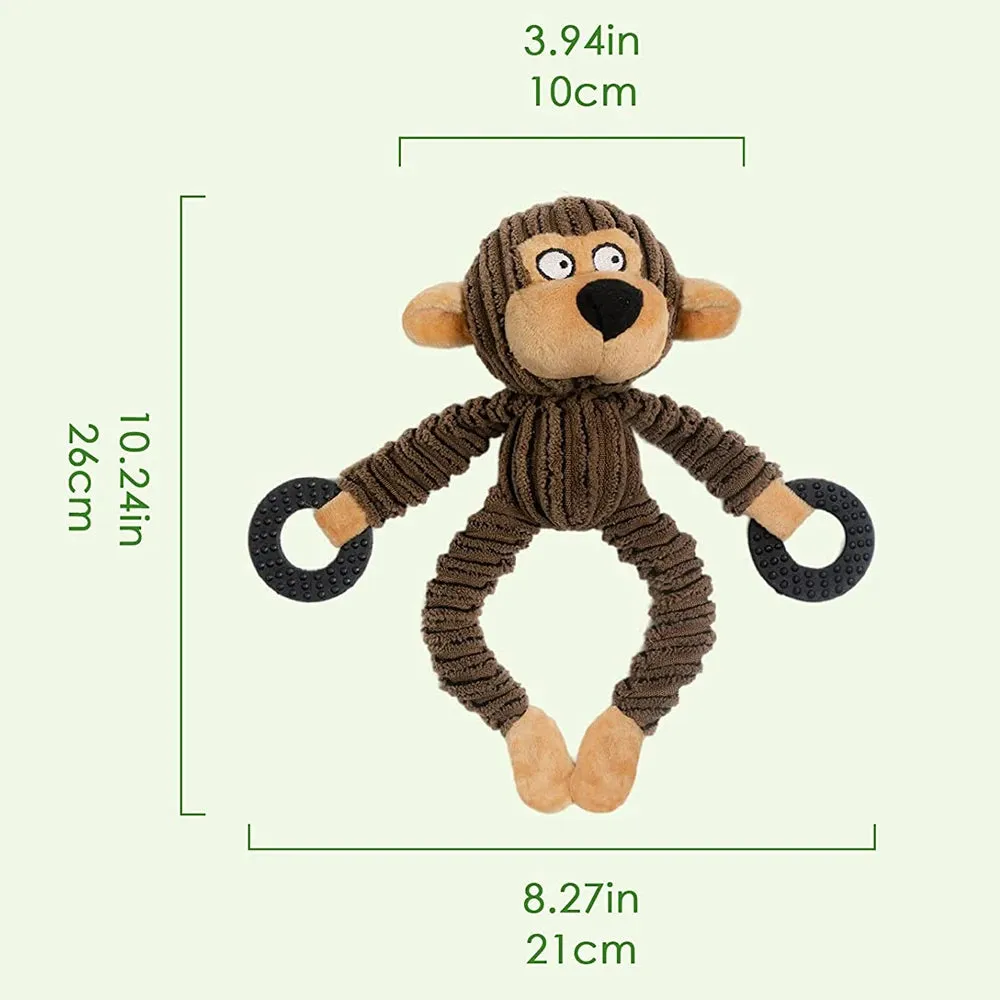 Squeak-a-licious Puppy Chew Thangs: Monkey Business for Tiny Teeth!