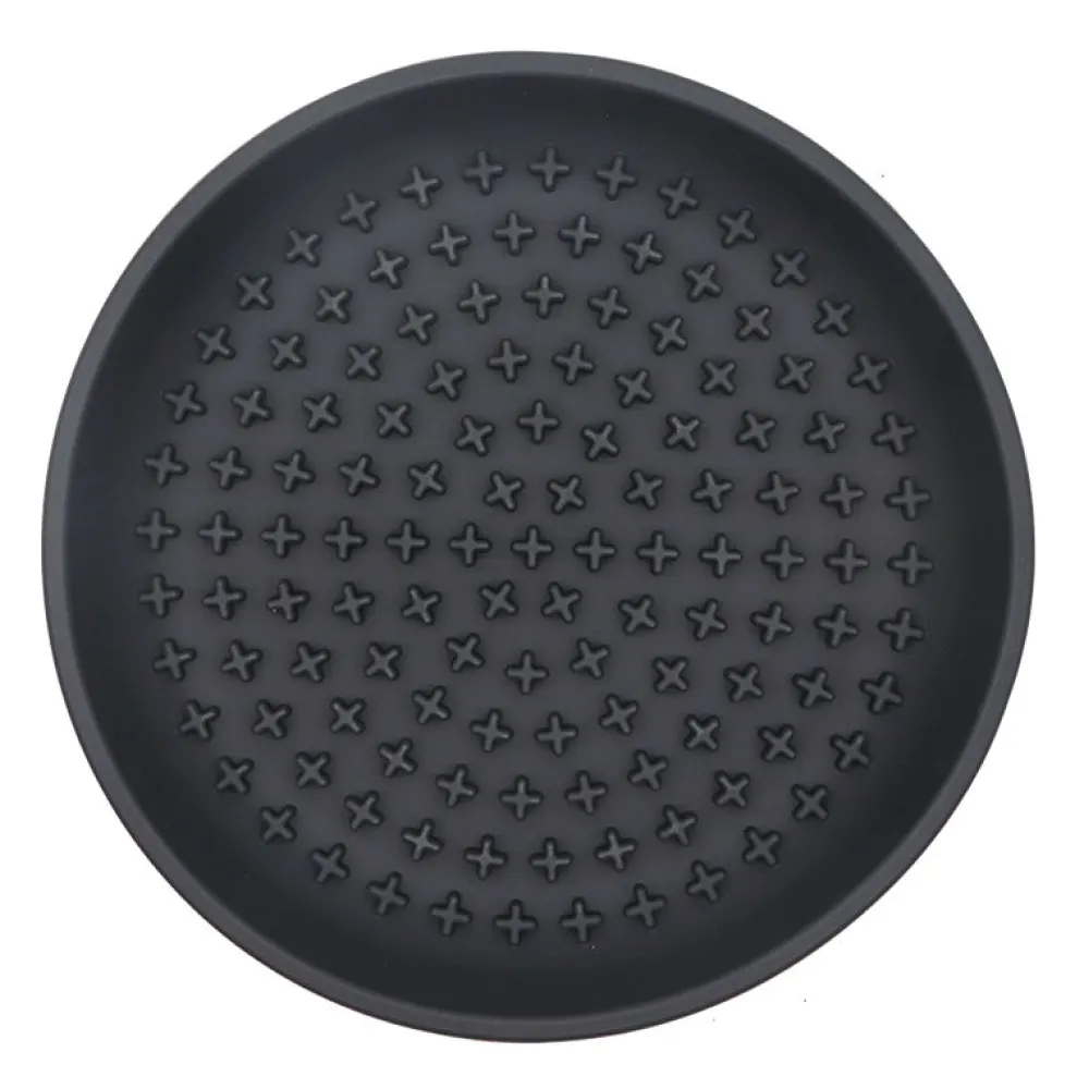 Talking Dog Club Lickables Licking Bowls for Dogs and Cats (Black)