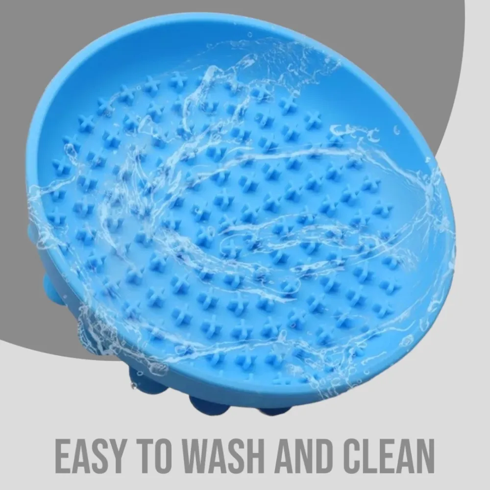 Talking Dog Club Lickables Licking Bowls for Dogs and Cats (Black)