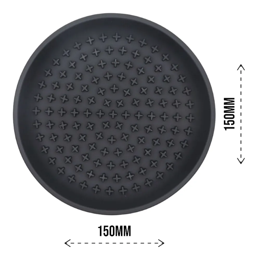 Talking Dog Club Lickables Licking Bowls for Dogs and Cats (Black)