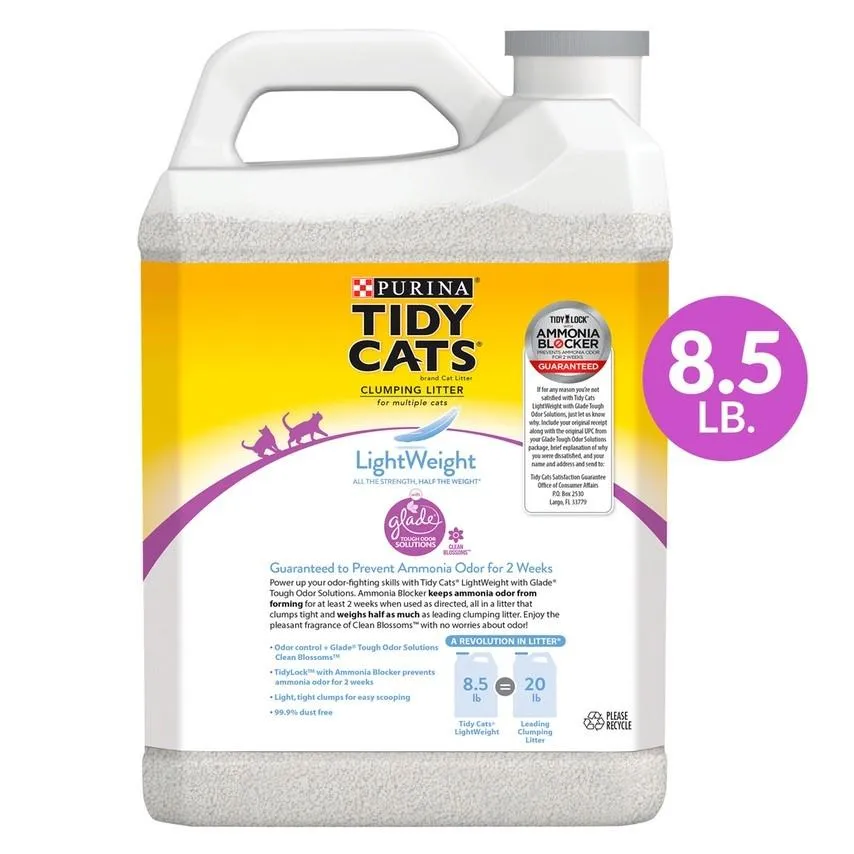 Tidy Cats Lightweight Blossom Scented Tough Odor Solution Cat Litter (8.5-lb)
