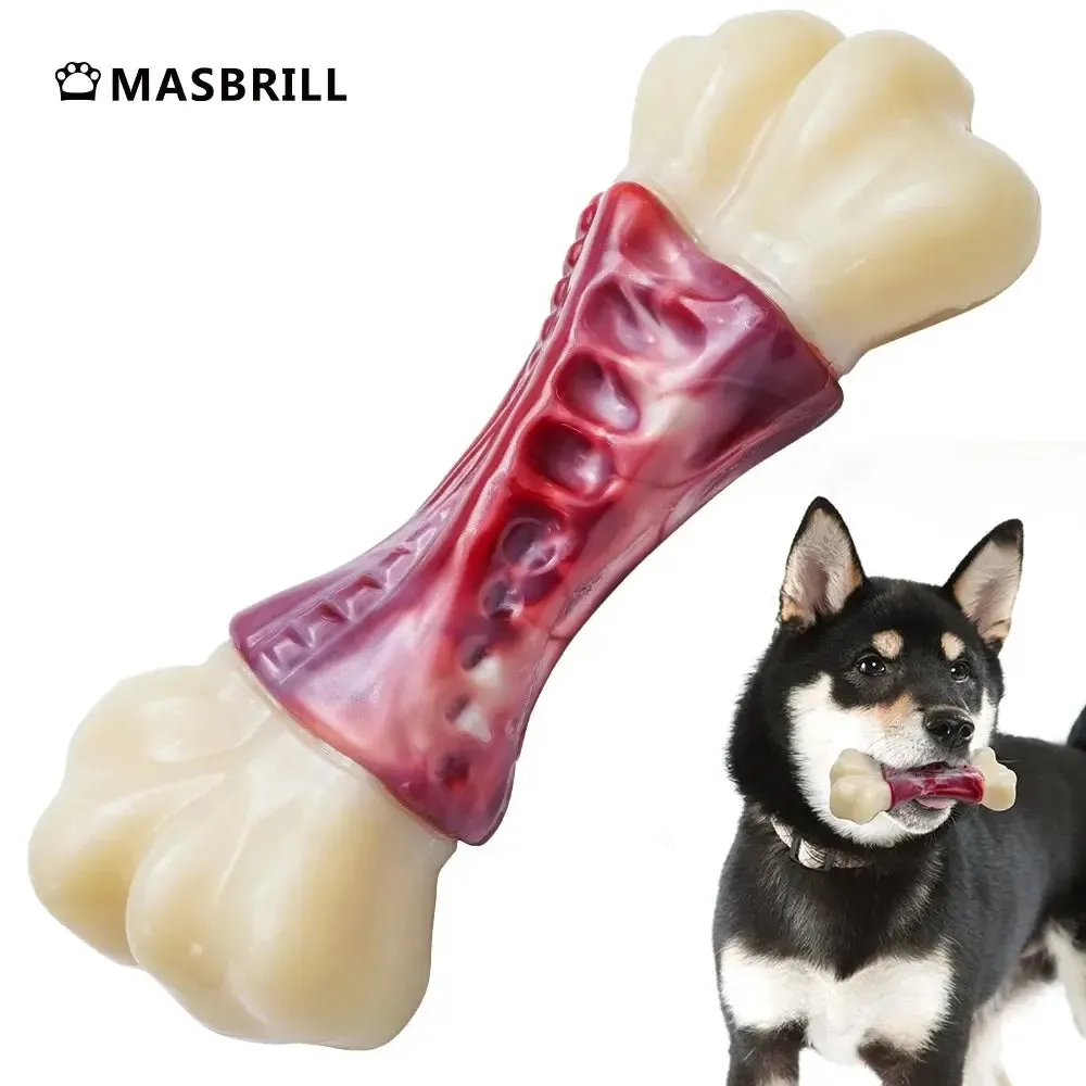 tough chewer Dog Toys for Aggressive Chewers, Dog Toys for Large Dogs, Tough Dog Bone Chew Toys for Medium/ Large Dogs, Toothbrush Dog Toys for Aggressive Chewers Large Breed
