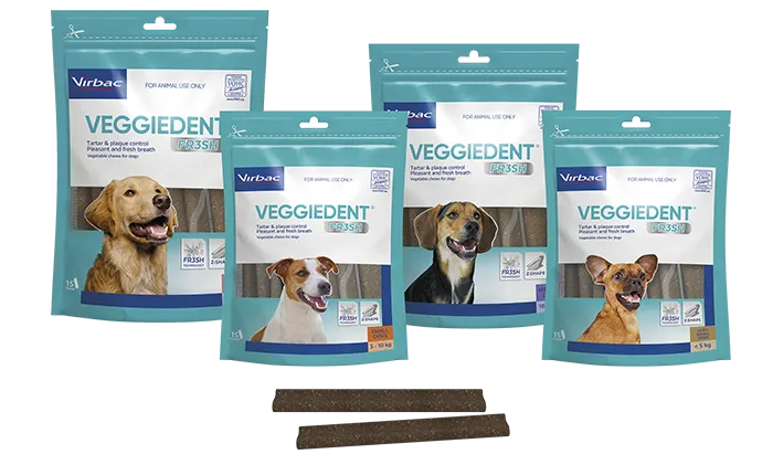 Veggiedent Fresh Small 5-10kg 15 Chews