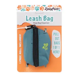 Zippy Paws Adventure Leash Dog Poop Bag Dispenser   BONUS Roll